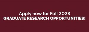 Fall 23 Graduate Research Opportunities